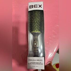 BEX Premium Hair Brush with Black and Green Bristles